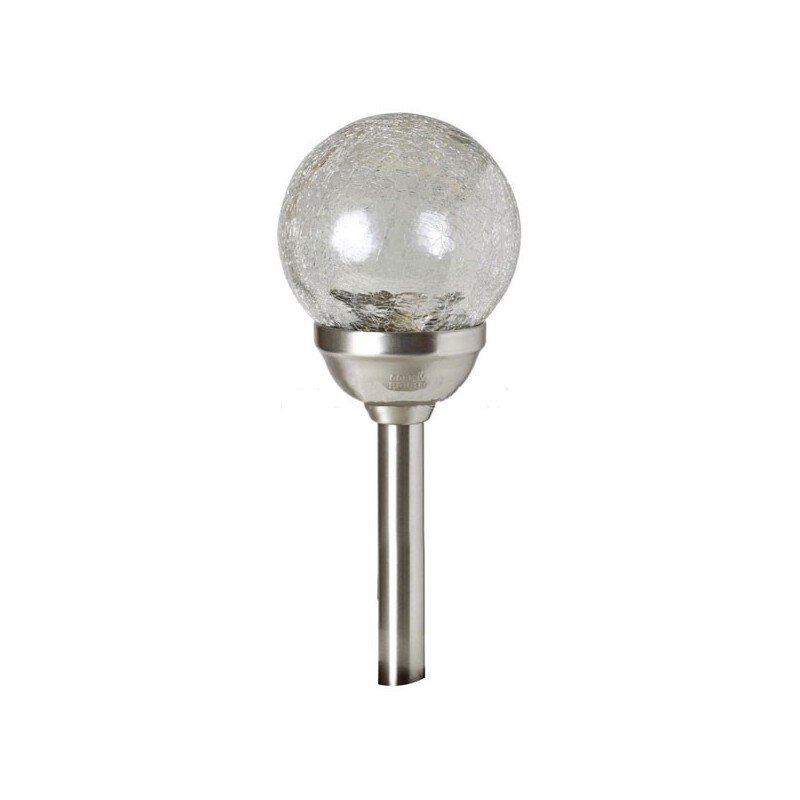 Lampa solara de gradina, multicolora, cu glob din sticla MX 826